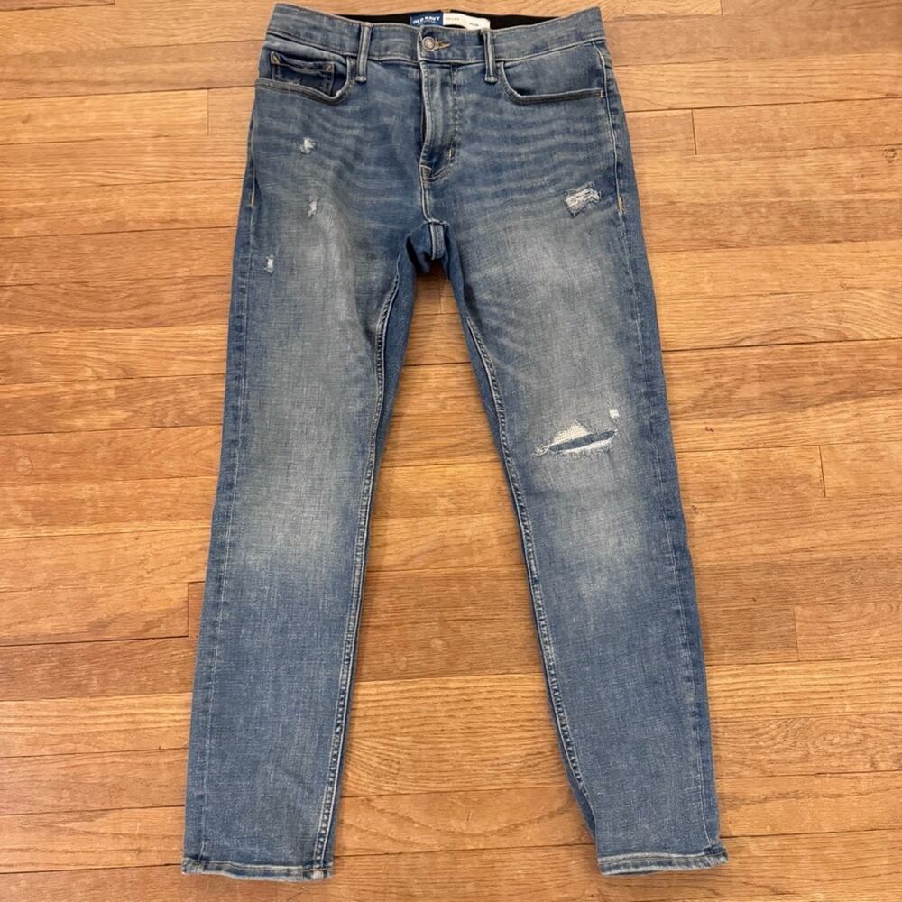 Old Navy men's slim fit distressed jeans pants size 30 x 28
 b77